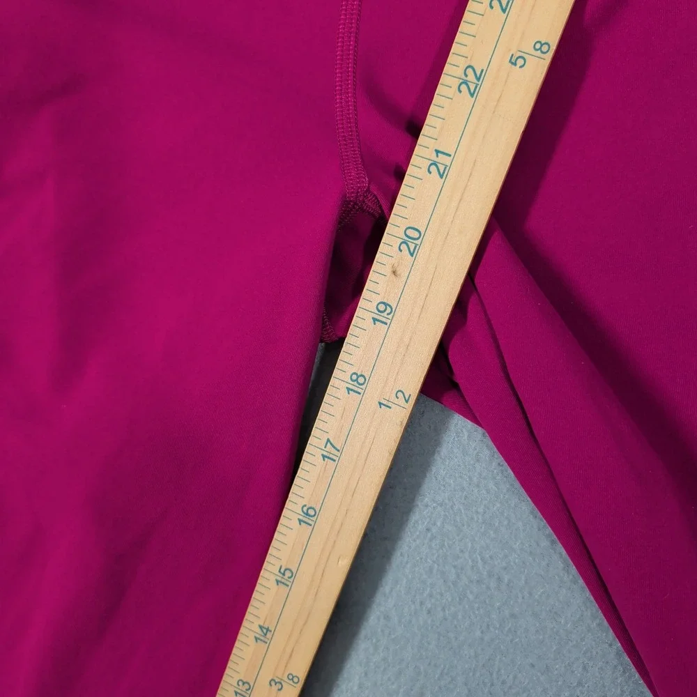 Lululemon Leggings Women 8‎ Pink Speed Up Crop Yoga Running Athletic Activewear
